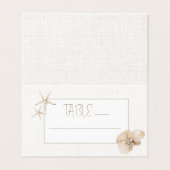 Carton de Table de Mariage Élégance Côtière (Outside Unfolded)