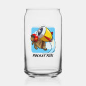 Carton de tortue à fusée amusant à jet volant (Verso)