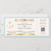 Carton d'embarquement Invitation de mariage (Devant)