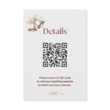 Carton d'insertion pour Invitation Cloches de Mari