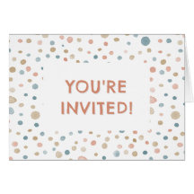 Carton d'invitation d'anniversaire à motif de conf