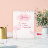 Carton d'invitation d'anniversaire Boho Flamingo, (Mariage)