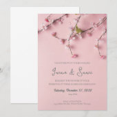 carton d'invitation de mariage, invitation de prin (Devant / Derrière)