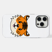 Carton doux et souriant tigre (Verso Horizontal)