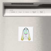 Carton Droopy Magnet de sang (In Situ (Lave-vaisselle))