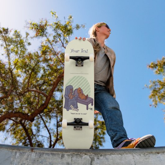 Carton grand perdant 8" Pale Yellow Skateboard (Extérieur 1)