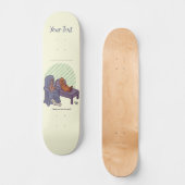 Carton grand perdant 8" Pale Yellow Skateboard (Recto)