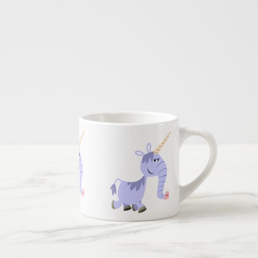 Carton inhabituel Unicorn Espresso Mug (Droite)