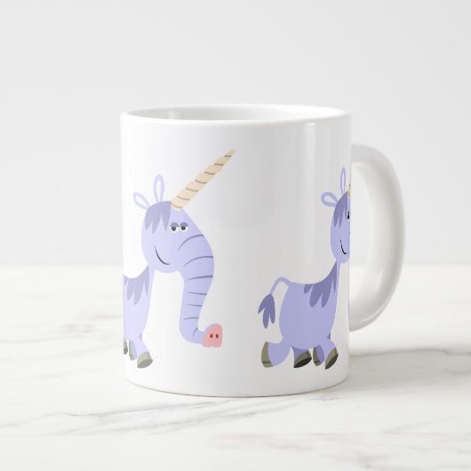 Carton inhabituel Unicorn Jumbo Mug (Devant droit)