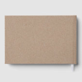 Carton initiales florales mariage livre d'or (Verso)