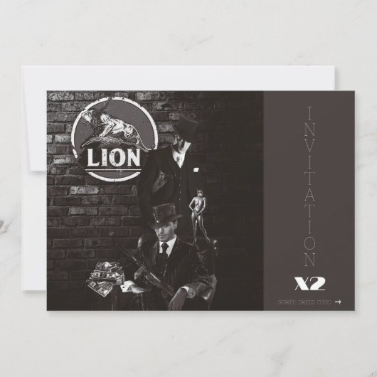 CARTON INVITATION ORIGIN X2 DRESS CODE PROHIBITION (Devant)