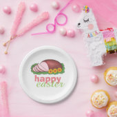 Carton Joyeuses assiettes de souper en jambon tranché de  (Fête)