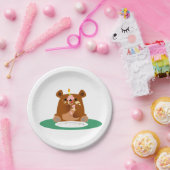 Carton Joyeux anniversaire, petit ours ! ! Assiettes en P (Fête)