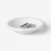 Carton Kanji Traiter les bols en papier (Angulaire)