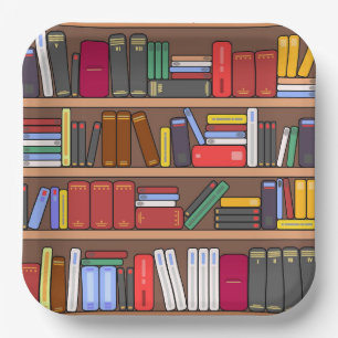 Carton Livres Assiettes en carton, Lecture et Fête de la