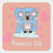 Carton mignon Koala Stickers Récompenses pour enfa (Devant)