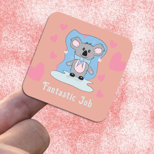Carton mignon Koala Stickers Récompenses pour enfa