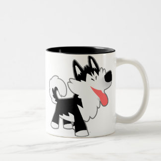 Carton mignon Mug Husky Sibérien