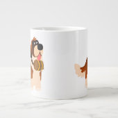 Carton mignon St Bernard Jumbo Mug (Devant)