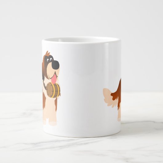 Carton mignon St Bernard Jumbo Mug (Devant)