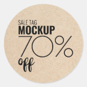 Carton Moderne Promo Vente Vêtements Stickers (Devant)