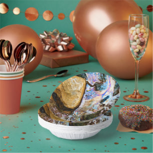 Carton nature morte abstraite bols en papier eau