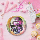 Carton Nourriture Fraîche. Assiettes en Papier. (Fête)