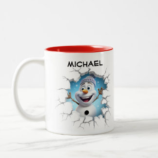 Carton personnalisé Snowman Mug