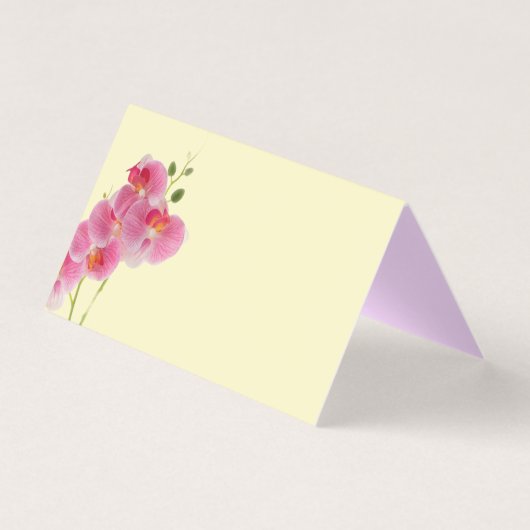 Carton plié orchidée pastel (Front)