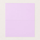 Carton plié orchidée pastel (Inside Unfolded)