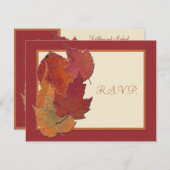 Carton réponse pour Feuilles d'automne II (Devant / Derrière)