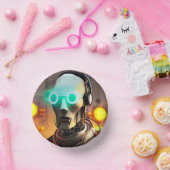 Carton Robot 2 bols en papier (Fête)