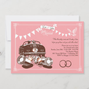 Cartons de Faire-Part de Brunch d'Après-Mariage