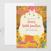 Cartons d'invitation numériques Haldi invitations  (Devant / Derrière)
