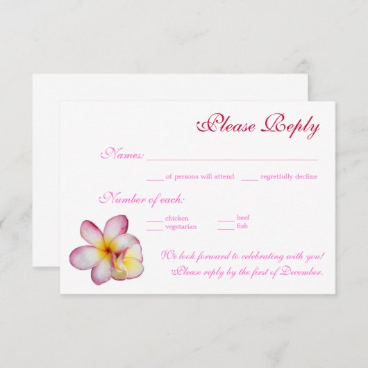 Cartons réponse (Devant / Derrière)