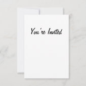 Cartons Réponse 1950 Diner turquoise noir & blanc à damiers rétro (Dos)