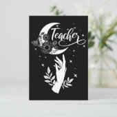 Cartons Réponse 2- Chemise d'enseignant inspirant, Enseignant mini (Debout devant)