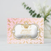 Cartons Réponse 311 Ciao Bella Golden Divine Rose Baby Shower (Debout devant)