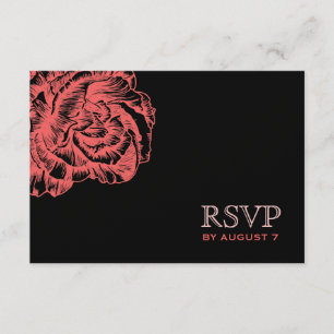 Cartons Réponse 311 Peony rouillé Coral Melon & Black
