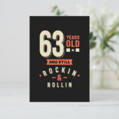 Cartons Réponse 63 ans et toujours Roclin & rollin (Debout devant)