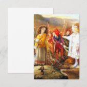 Cartons Réponse À Fairyland John Anster Fitzgerald (Devant / Derrière)