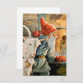 Cartons Réponse "A travers la fenêtre" par Jenny Nystrom (Devant / Derrière)