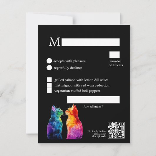 Cartons Réponse 🌈 À Vous : Un Amour Arc En Ciel (Dos)