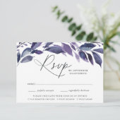 Cartons Réponse Abondant Foliage Violet choix de repas botanique (Debout devant)