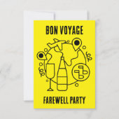 Cartons Réponse Adieu Bon Voyage (Devant)