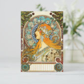Cartons Réponse Alphonse Mucha Art Nouveau Zodiac (Debout devant)