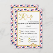 Cartons Réponse AMÉRIQUE AMÉRICAINE Écriture chrétienne mariage pe (Devant / Derrière)