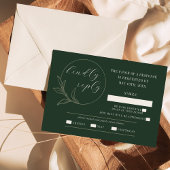 Cartons Réponse Amour éternel | Vert foncé |