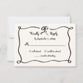 Cartons Réponse Amour | Mariage français illustré (Devant)