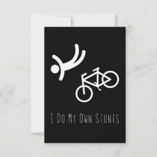 Cartons Réponse amoureux de vélo - je fais mes propres cascades bm